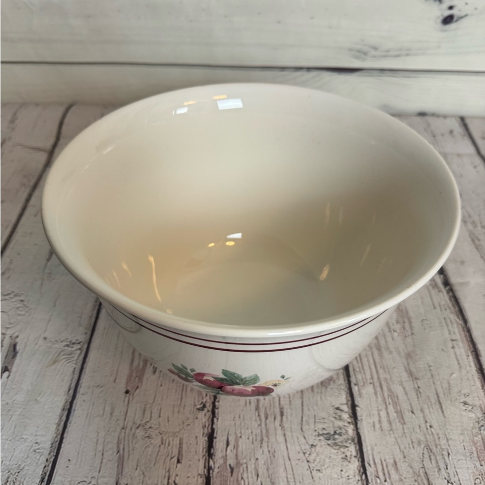 Floral Fruit Design Large Ceramic Bowl - Picture 5 of 7